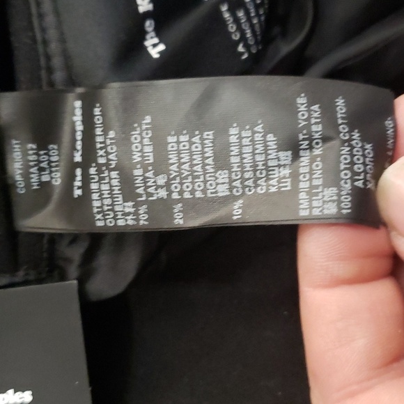 The KOOPLES WOOL & CASHMERE BLEND DOUBLE BREASTED TRENCH COAT NEW - Picture 9 of 12